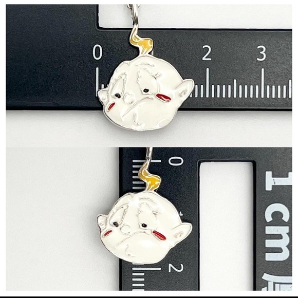 Dior Super Rare Cry Baby 925 Sterling Silver Enamel Necklace w/ Velvet Pouch - Picture 6 of 16